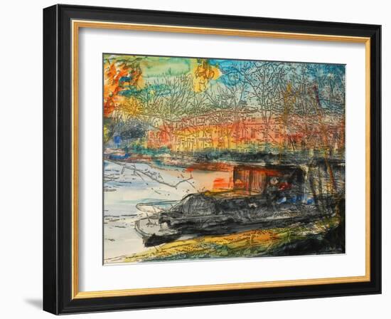 Winter, Little Venice-Brenda Brin Booker-Framed Giclee Print