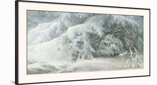 Winter Lullaby-Duane Geisness-Framed Art Print
