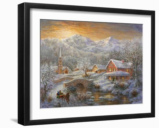 Winter Merriment-Nicky Boehme-Framed Giclee Print