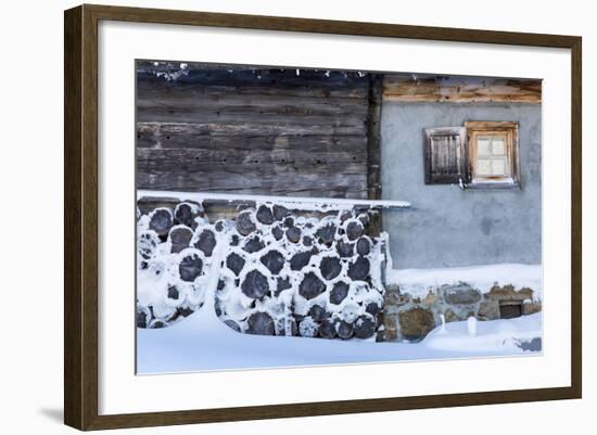 Winter Mood in Canton of Grisons-Armin Mathis-Framed Photographic Print