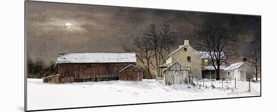 Winter Moon-Ray Hendershot-Mounted Giclee Print