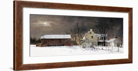 Winter Moon-Ray Hendershot-Framed Giclee Print