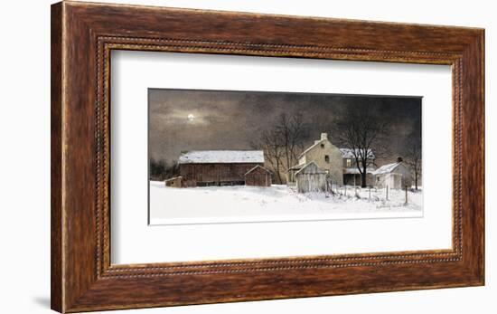 Winter Moon-Ray Hendershot-Framed Art Print