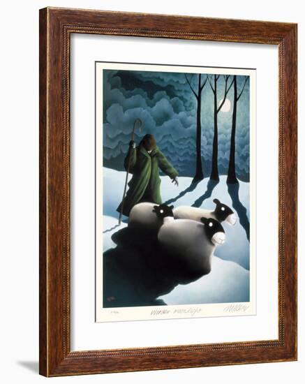 Winter Moonlight-Mackenzie Thorpe-Framed Collectable Print