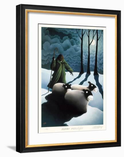 Winter Moonlight-Mackenzie Thorpe-Framed Collectable Print