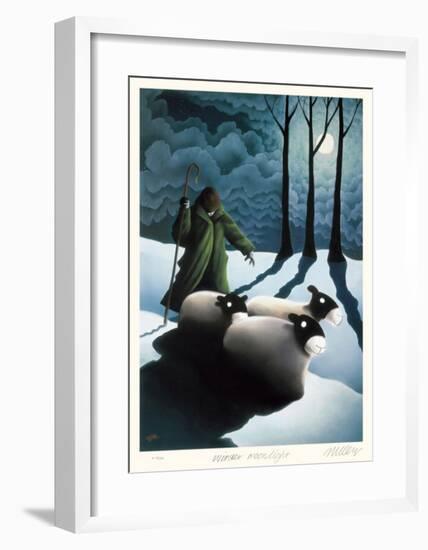 Winter Moonlight-Mackenzie Thorpe-Framed Collectable Print