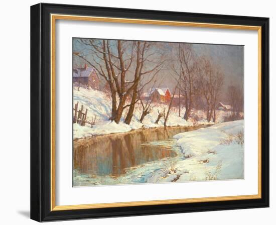 Winter Morning at a Stream-Walter Launt Palmer-Framed Giclee Print