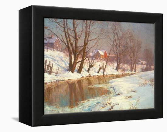 Winter Morning at a Stream-Walter Launt Palmer-Framed Premier Image Canvas