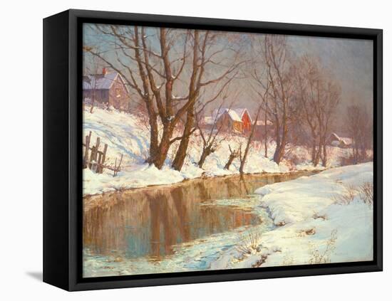 Winter Morning at a Stream-Walter Launt Palmer-Framed Premier Image Canvas