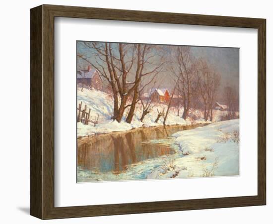 Winter Morning at a Stream-Walter Launt Palmer-Framed Giclee Print