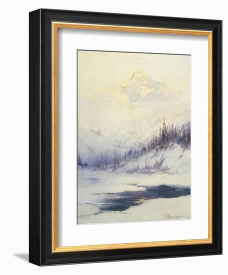 Winter Morning, Mount Mckinley, Alaska-Sidney Laurence-Framed Giclee Print