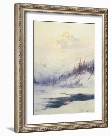 Winter Morning, Mount Mckinley, Alaska-Sidney Laurence-Framed Giclee Print