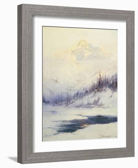 Winter Morning, Mount Mckinley, Alaska-Sidney Laurence-Framed Giclee Print