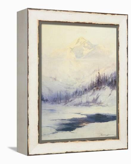 Winter Morning, Mount Mckinley, Alaska-Sidney Laurence-Framed Premier Image Canvas