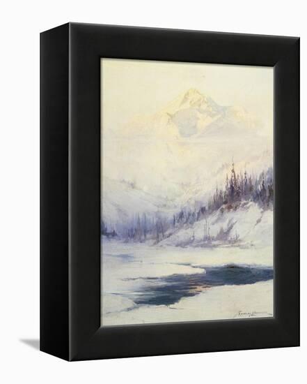 Winter Morning, Mount Mckinley, Alaska-Sidney Laurence-Framed Premier Image Canvas