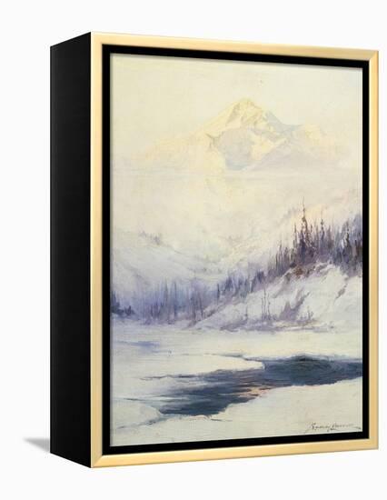 Winter Morning, Mount Mckinley, Alaska-Sidney Laurence-Framed Premier Image Canvas