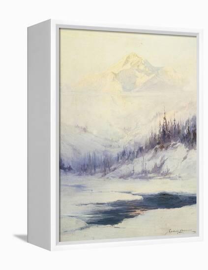 Winter Morning, Mount Mckinley, Alaska-Sidney Laurence-Framed Premier Image Canvas