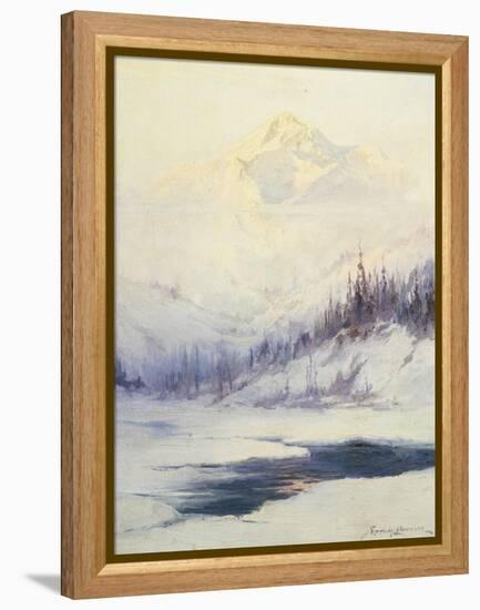 Winter Morning, Mount Mckinley, Alaska-Laurence Sydney-Framed Premier Image Canvas