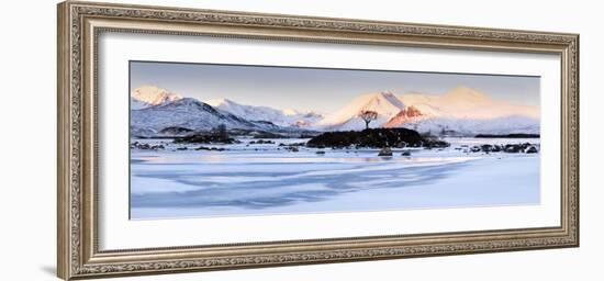 Winter Morning on Lochan Na H-Achlaise, Glencoe, Scotland, UK-Nadia Isakova-Framed Photographic Print