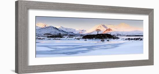 Winter Morning on Lochan Na H-Achlaise, Glencoe, Scotland, UK-Nadia Isakova-Framed Photographic Print