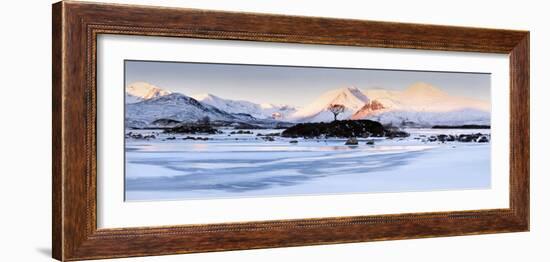 Winter Morning on Lochan Na H-Achlaise, Glencoe, Scotland, UK-Nadia Isakova-Framed Photographic Print