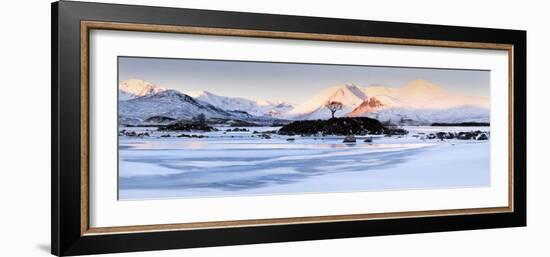 Winter Morning on Lochan Na H-Achlaise, Glencoe, Scotland, UK-Nadia Isakova-Framed Photographic Print