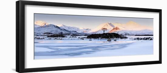 Winter Morning on Lochan Na H-Achlaise, Glencoe, Scotland, UK-Nadia Isakova-Framed Photographic Print
