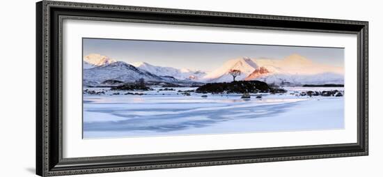 Winter Morning on Lochan Na H-Achlaise, Glencoe, Scotland, UK-Nadia Isakova-Framed Photographic Print