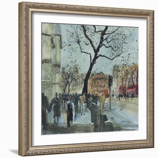 Winter Morning - Whitehall, London-Susan Brown-Framed Giclee Print