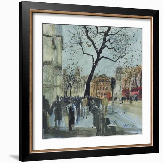 Winter Morning - Whitehall, London-Susan Brown-Framed Giclee Print