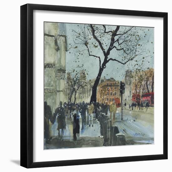 Winter Morning - Whitehall, London-Susan Brown-Framed Giclee Print