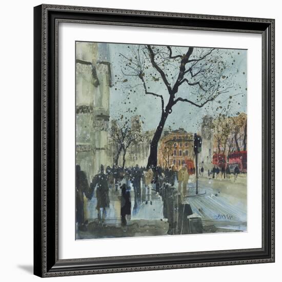 Winter Morning - Whitehall, London-Susan Brown-Framed Giclee Print