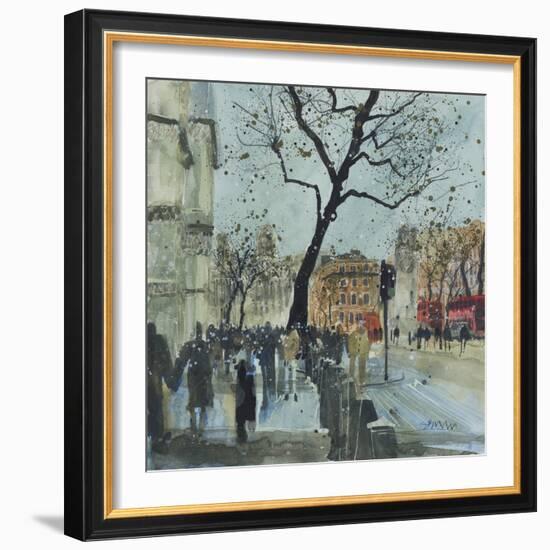 Winter Morning - Whitehall, London-Susan Brown-Framed Giclee Print