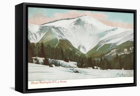Winter, Mt. Washington, White Mountains, New Hampshire-null-Framed Stretched Canvas