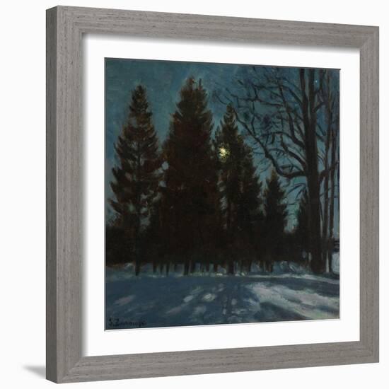 Winter Night, 1931-Stanislav Yulianovich Zhukovsky-Framed Giclee Print