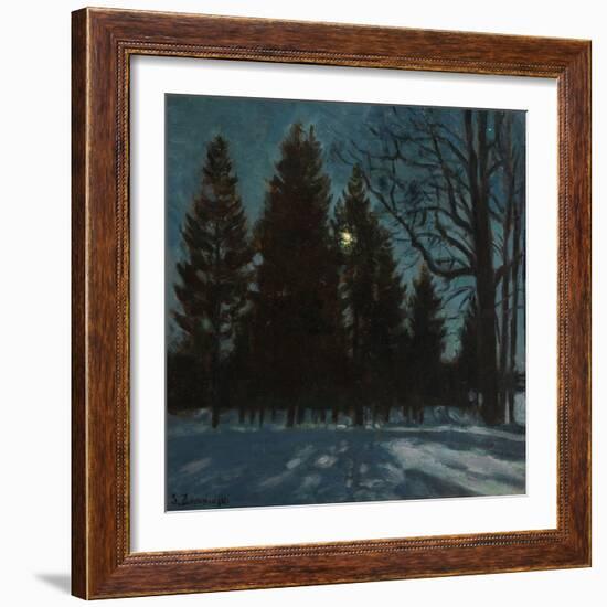 Winter Night, 1931-Stanislav Yulianovich Zhukovsky-Framed Giclee Print