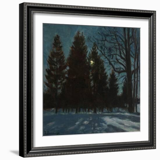 Winter Night, 1931-Stanislav Yulianovich Zhukovsky-Framed Giclee Print