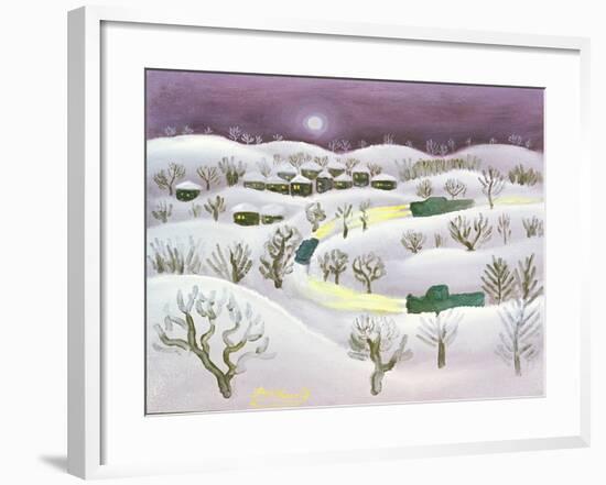 Winter Night, 1971-Radi Nedelchev-Framed Giclee Print