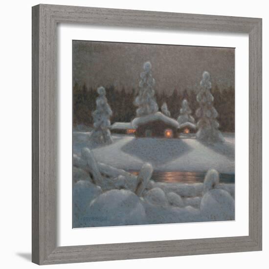 Winter Night-Bror Lindh-Framed Giclee Print