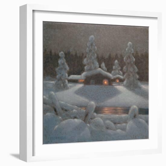 Winter Night-Bror Lindh-Framed Giclee Print