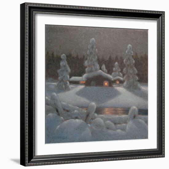 Winter Night-Bror Lindh-Framed Giclee Print