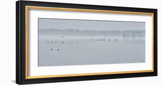 Winter on the Lake-Eve Turek-Framed Art Print