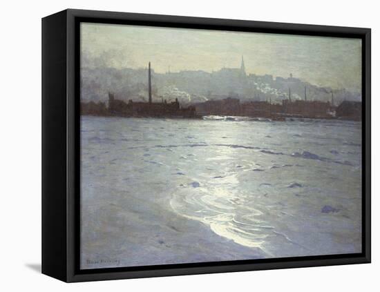 Winter on the St. Lawrence-Lowell Birge Harrison-Framed Premier Image Canvas