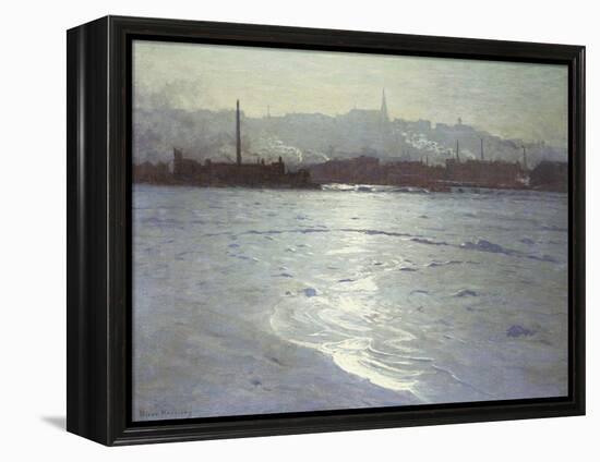 Winter on the St. Lawrence-Lowell Birge Harrison-Framed Premier Image Canvas