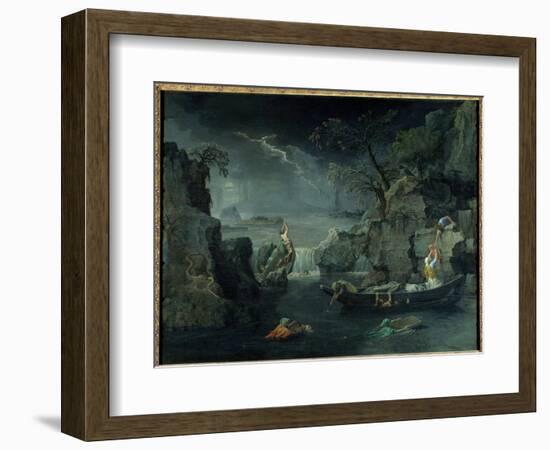 Winter or Deluge, 1660-1664 (Oil on Canvas)-Nicolas Poussin-Framed Giclee Print