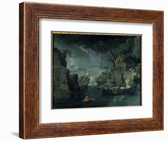 Winter or Deluge, 1660-1664 (Oil on Canvas)-Nicolas Poussin-Framed Giclee Print