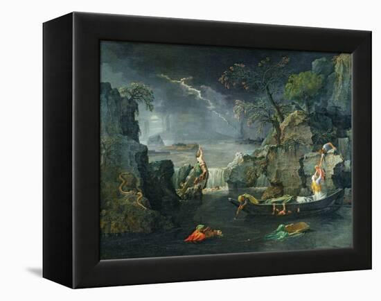 Winter, or the Flood, 1660-64-Nicolas Poussin-Framed Premier Image Canvas