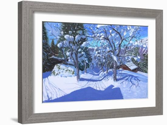 Winter Orchard, Morzine, 2015-Andrew Macara-Framed Giclee Print