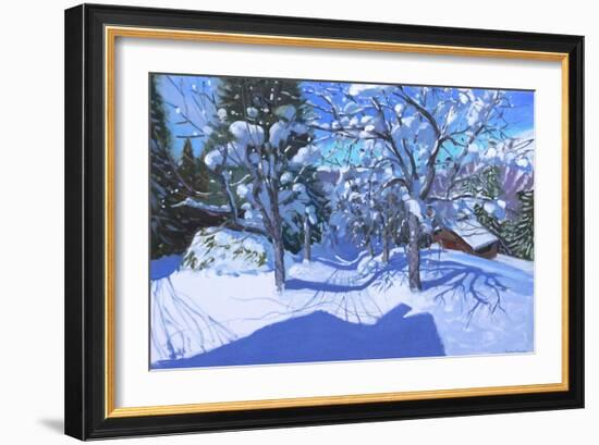 Winter Orchard, Morzine, 2015-Andrew Macara-Framed Giclee Print