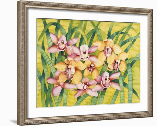 Winter Orchids-Mary Russel-Framed Giclee Print